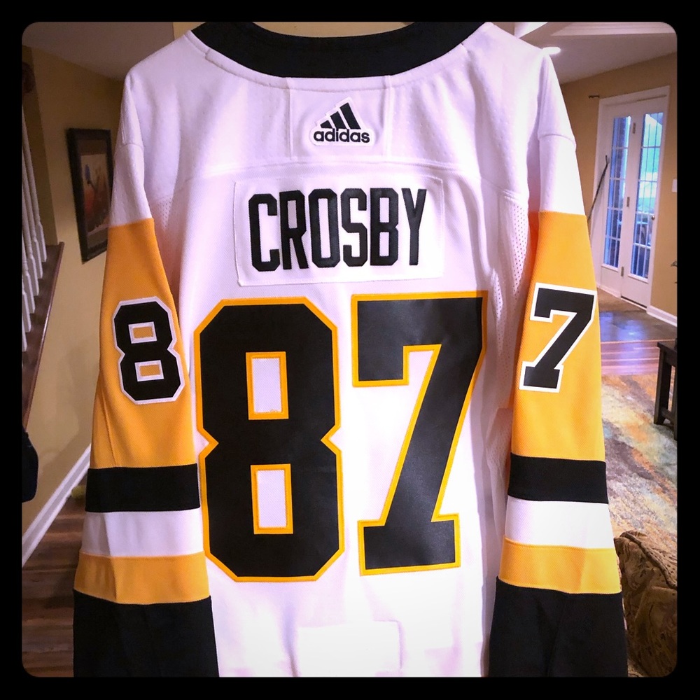 Sidney Crosby NHL Penguins Adidas Hockey Jersey